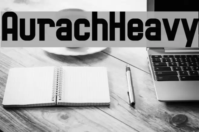 AurachHeavy Font examples