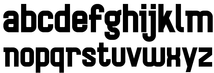 AurachHeavy Font LOWERCASE