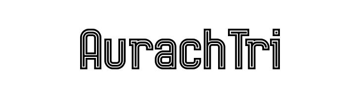 AurachTri  font caratteri gratis