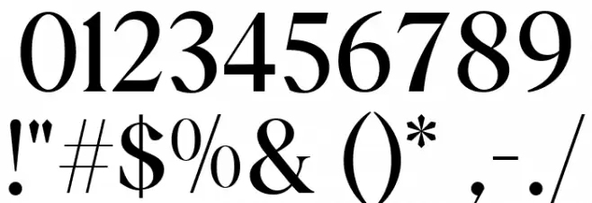 Aurallia Regular Font OTHER CHARS