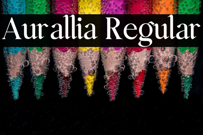 Aurallia Regular Example 3