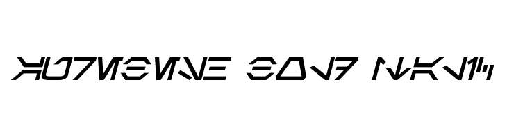 Aurebesh Bold Italic  免费字体下载