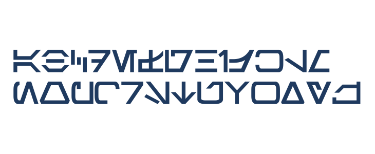 Aurebesh Bold Lowercase