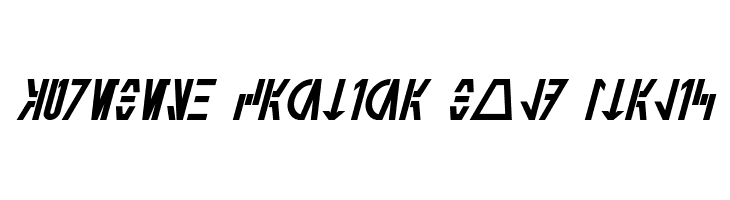 Aurebesh Cantina Bold Italic  لخطوط تنزيل