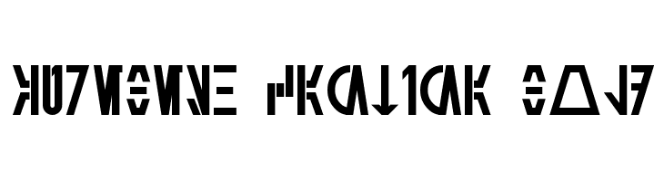 Aurebesh Cantina Bold  Free Fonts Download