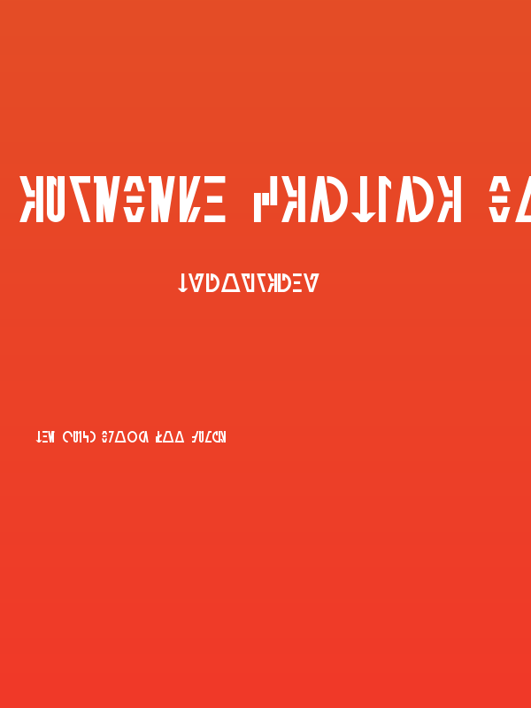 Aurebesh Cantina Bold Poster