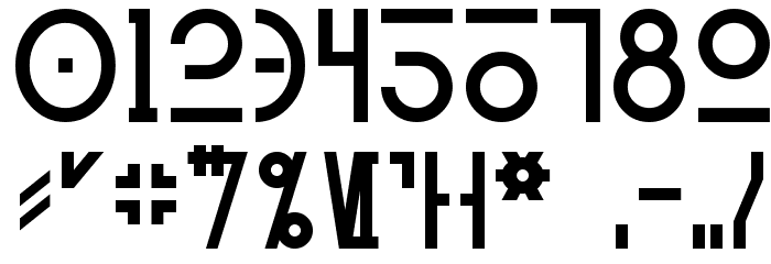 Aurebesh Cantina Font OTHER CHARS