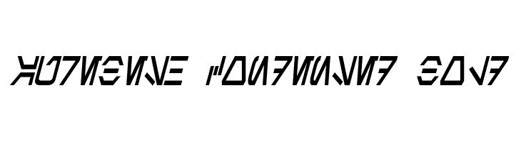 Aurebesh Condensed Bold  font caratteri gratis