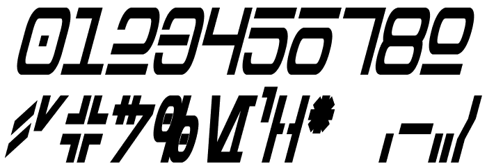 Aurebesh Condensed Bold Font OTHER CHARS