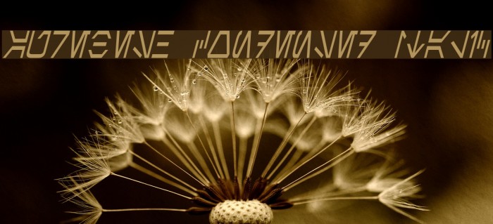 Aurebesh Condensed Italic Example 1