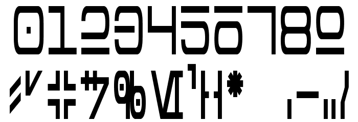 Aurebesh Condensed Font OTHER CHARS