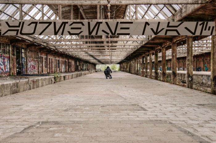 Aurebesh Italic Example 1