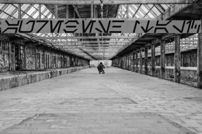 Aurebesh Italic Font examples