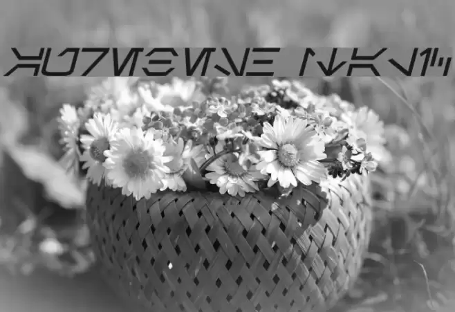 Aurebesh Italic Font examples