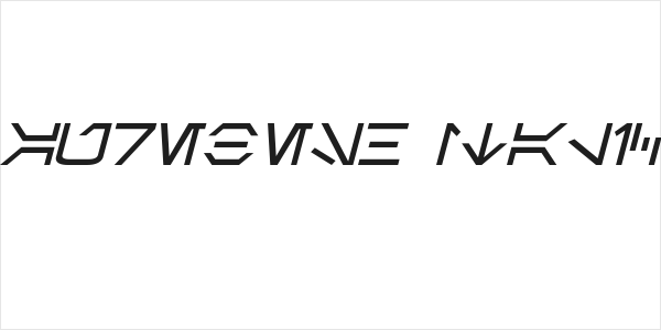 Aurebesh Italic Logo