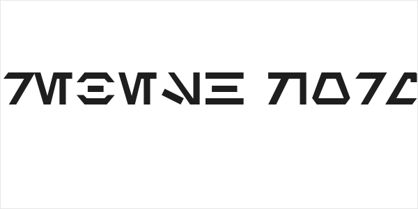 Aurebesh Normal Logo