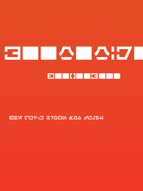 Aurebesh Normal Poster