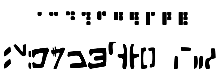 Aurek-Besh Hand フォント その他の文字