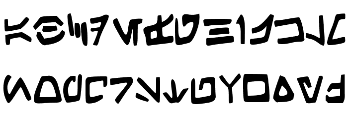Aurek-Besh Hand フォント 小文字