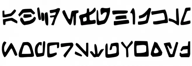 Aurek-Besh Hand フォント 小文字