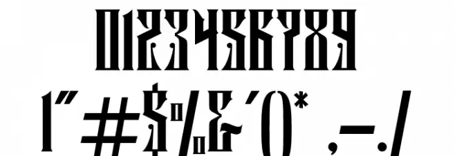Aurel shine Regular Font OTHER CHARS