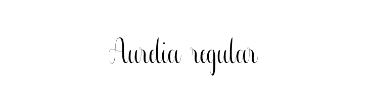 Aurelia regular  Frei Schriftart Herunterladen