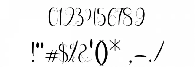 Aurelia regular Font OTHER CHARS