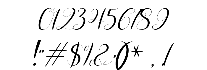 Aurelia Font OTHER CHARS