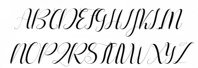 Aurelia Schriftart Groß