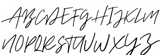 AurelieSmithDEMO 字体 大写