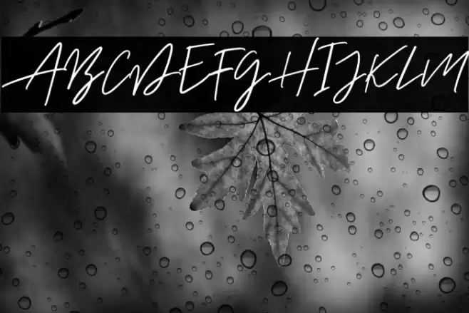 AurelieSmithDEMO Font examples