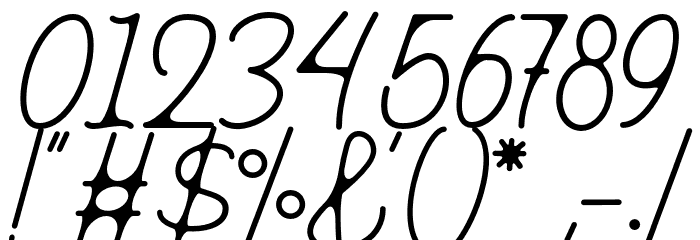 Aurelig Regular Font OTHER CHARS