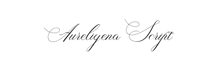 AureligenaScript  Descarca Fonturi Gratis