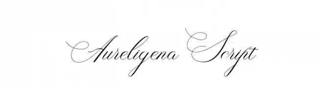 AureligenaScript  Frei Schriftart Herunterladen
