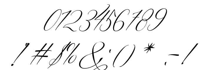 AureligenaScript Font OTHER CHARS