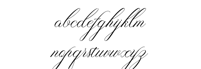 AureligenaScript Font LOWERCASE
