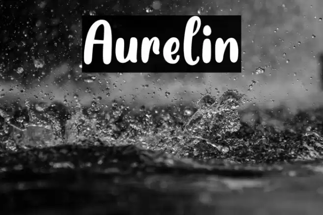 Aurelin Font examples