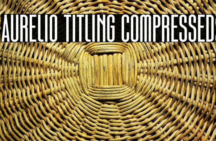 Aurelio Titling Compressed Example 3