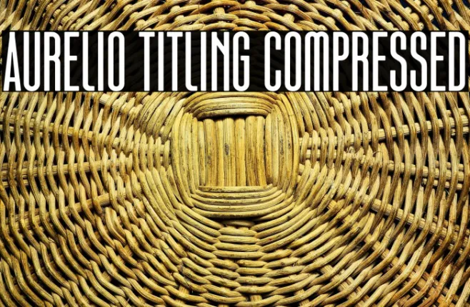 Aurelio Titling Compressed Example 3