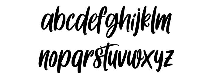Aurelions Font LOWERCASE