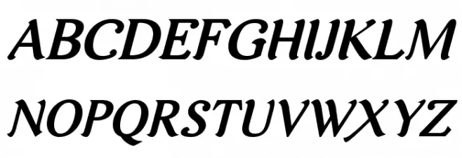 AurelisADFNo2Std-BoldItalic フォント 大文字