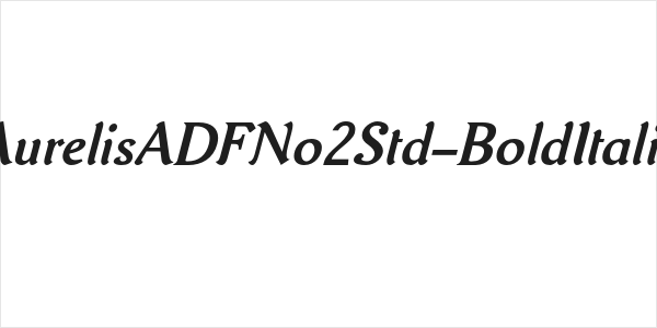 AurelisADFNo2Std-BoldItalic Logo