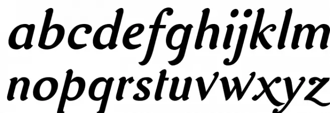 AurelisADFNo2Std-BoldItalic Fonte MINÚSCULAS