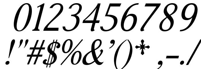 AurelisADFNo2Std-Italic Font OTHER CHARS