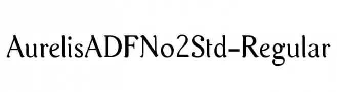 AurelisADFNo2Std-Regular  Descarca Fonturi Gratis