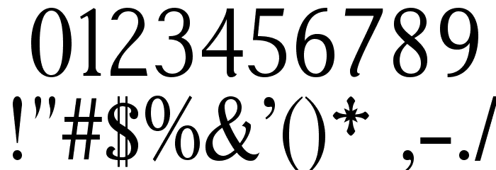 AurelisADFNo2Std-Regular Font OTHER CHARS