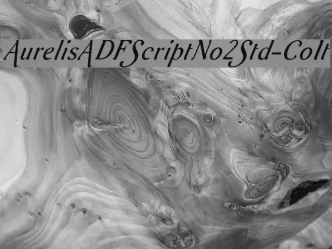 AurelisADFScriptNo2Std-CoIt Font examples