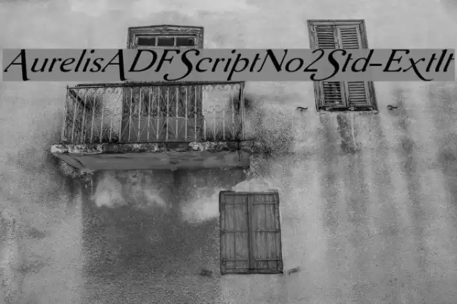 AurelisADFScriptNo2Std-ExtIt Font examples