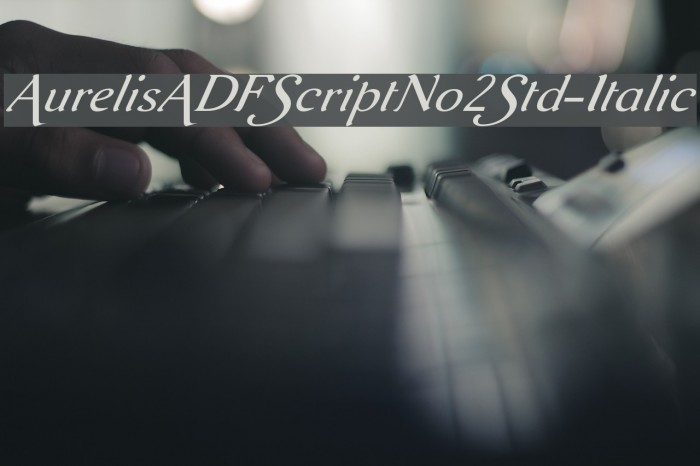 AurelisADFScriptNo2Std-Italic Font examples