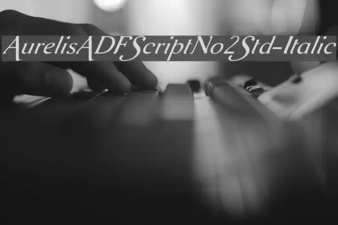 AurelisADFScriptNo2Std-Italic Fuentes examples